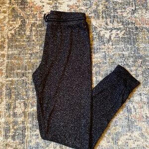 Black Heathered Joggers